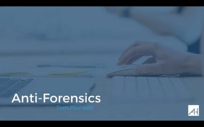 Anti-Forensics – ArcherHall