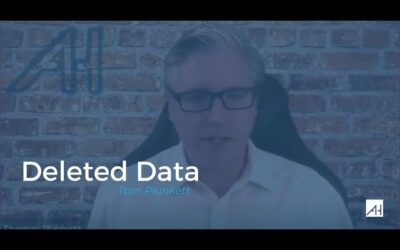 Deleted Data – Tom Plunkett
