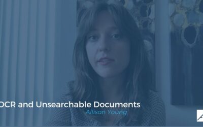 OCR and Unsearchable Documents